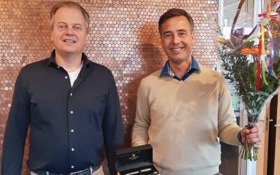 Martijn van der Heide 12,5 jaar in dienst